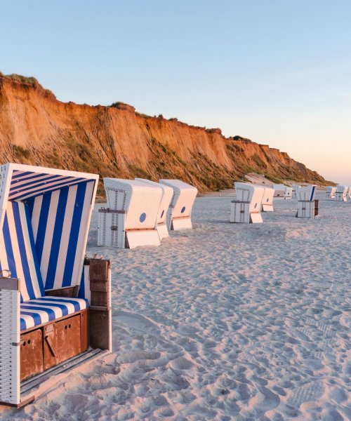 Das Rote Kliff im Abendlicht